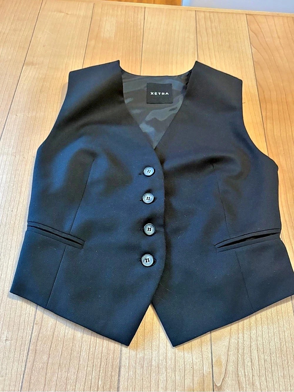 XETRA Tailored Black Vest
